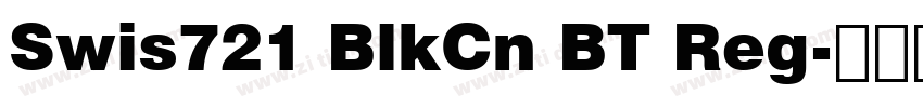 Swis721 BlkCn BT Reg字体转换